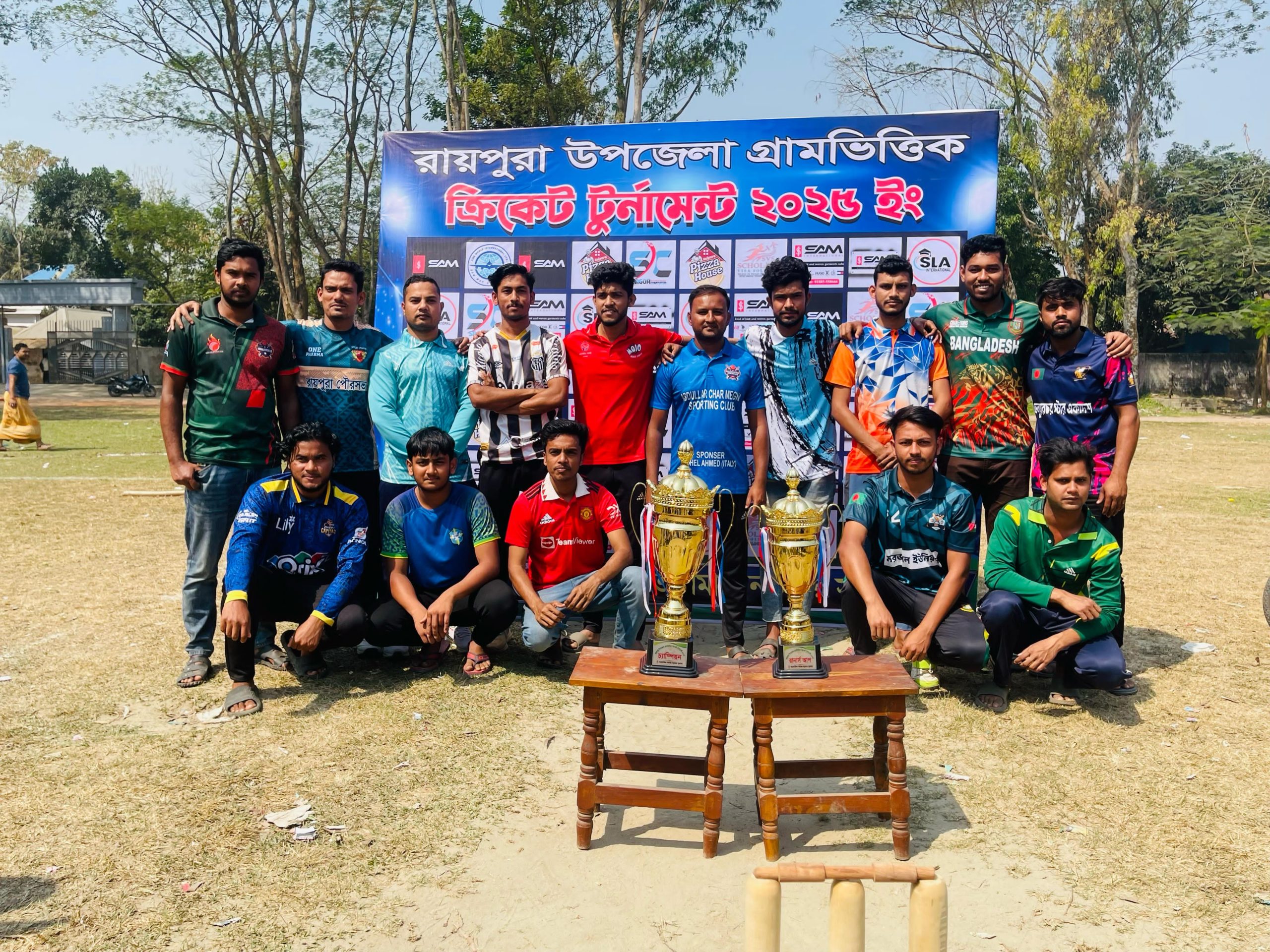 রায়পুরাতে গ্রামভিত্তিক ক্রিকেট টুর্নামেন্ট শুরু