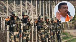 বাংলাদেশ সীমান্তে কাঁটাতার বসানোর সময়সীমা ঘোষণা শুভেন্দুর