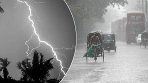 ৬ জেলায় দুপুরের মধ্যে ঝড়-বজ্রবৃষ্টির পূর্বাভাস