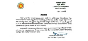 লেবাননে ইসরায়েলি হামলায় ২ বাংলাদেশি নিহত