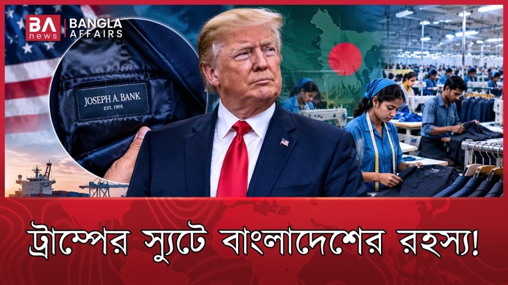 ট্রাম্পের স্যুট বাংলাদেশে তৈরি? সামনে এলো চমকপ্রদ তথ্য! | Donald Trump | JosABank | Bangla Affairs